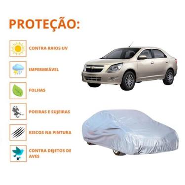 Imagem de Capa De Cobrir Carro Chevrolet Cobalt Proteção Impermeável - Mosaner S