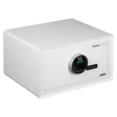 Imagem de Cofre biométrico corte laser, com entrada p/ bateria 9V e luz interior