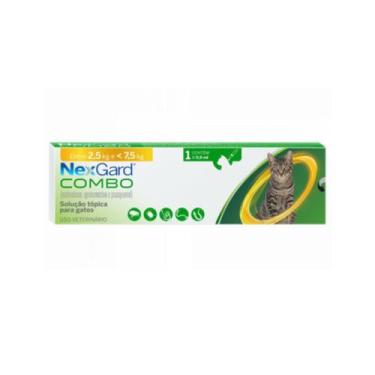 Imagem de Nexgard Combo Gatos 2,5 a 7,5kg Antipulgas 1 Pipeta - Geral