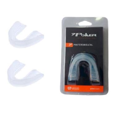 Imagem de Kit 02 Protetor Bucal Simples Transparente Boxe Muay Thai Poker, Incol