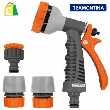 Imagem de Conjunto Irrigação 4 Peças Com Engates Rapido e Hidropistola - Tramont