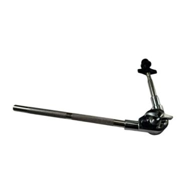 Imagem de Dynwave Suporte de pratos, peças de tambor de metal com braçadeira de montagem de pratos fáceis de instalar, peças de suporte de microfone de pratos de água, Curto