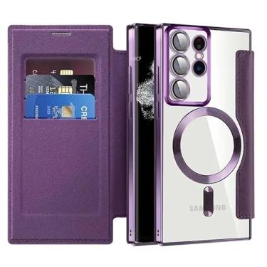 Imagem de Capa Case Galaxy FlipCard Proteção Frontal (Roxo, Samsung S24 Plus)