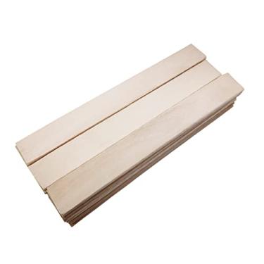 Imagem de CR CHRWLIN Palitos De Picolé De 8 Polegadas E 50 Unidades Para Artesanato, Bastões De Artesanato Jumbo Bastão De Tinta De Madeira Para Projetos De Artes E Artesanato E Projetos De Bricolage E Sorvete,