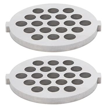 Imagem de Placa de Moagem de Aço Inoxidável de Qualidade Alimentar, Lâmina Picadora Elétrica de 2 Peças para Disco Picador de Carne, Adequada para Moedor de Carne 5#, Moedor Tipo B (Faca