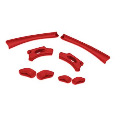Imagem de Millersawp Kits de borracha de substituição Flak Jacket compatíveis com óculos de sol Oakley - vermelho