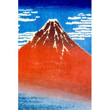 Imagem de Fine Wind, Clear Morning Katsushika Hokusai Notebook: 120 Lined Pages 6" x 9" Journal Diary Notepad