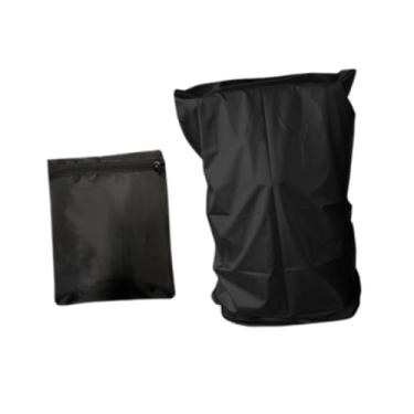 Imagem de menolana Abrigo de capa em esteira Oxford Protetor de proteção solar Tampa de máquina de corrida Tampa de máquina de execução para exercícios internos, Black 117x97x168cm