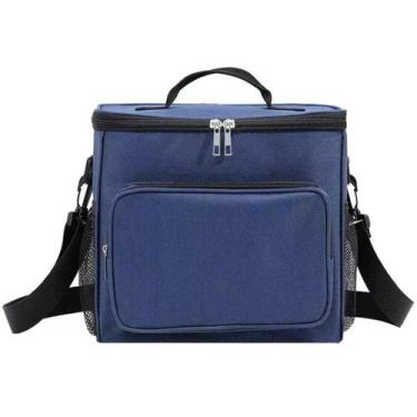 Imagem de Bolsa Lancheira Térmica Marmita Alimento Academia Fitness Viagem Passe