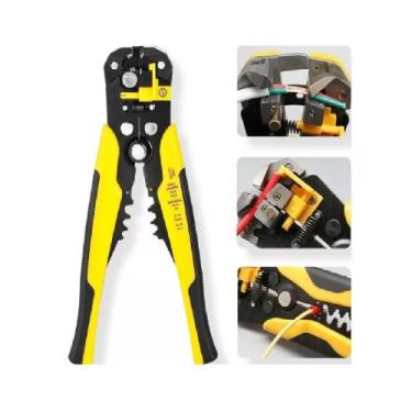 Imagem de Descascador de Fios Crimpador Alicate Profissional Cortador Cabos - EM