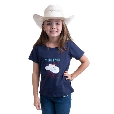 Imagem de CAMISETA FEMININA JUVENIL TEXAS FARM - CTF015 - AZUL MARINHO-Masculino
