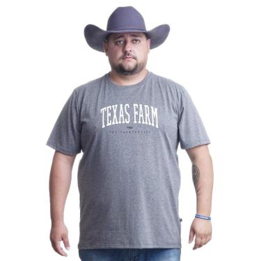 Imagem de CAMISETA MASCULINA TEXAS FARM - NATURE HIKE - CM429 - DO XG AO G2 - CINZA MESCLA ESCURO-Masculino