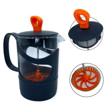 Imagem de Cafeteira Francesa 600ml Prensa Vidro Borossilicato Inox