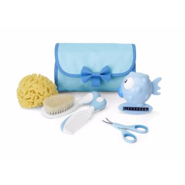 Imagem de Conjunto De Higiene Meu Primeiro Beauty Set Chicco Azul