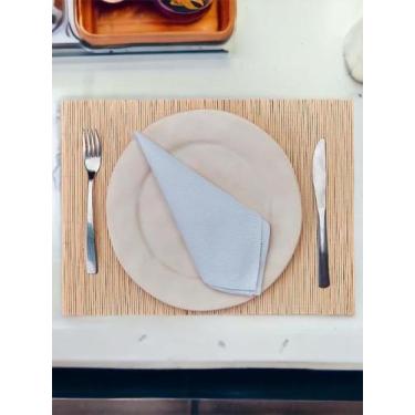 Imagem de Kit 4 Peças Jogo  Americano Bambu Esteira 30X45 Cm - TOP RIO