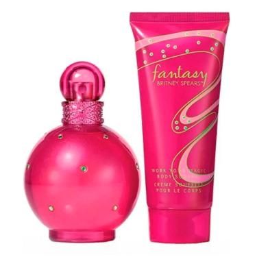 Imagem de Kit Perfume Fantasy Britney Spears  EDP Feminino 100ml + Body Souffle 100ml