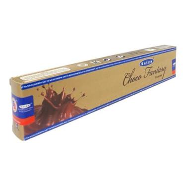 Imagem de Incenso Meditação Massala Choco Fantasy Satya Cx c 12 Var - Lua Místic