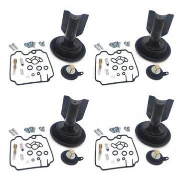 Imagem de Kit de reparo de carburador junta de agulha flutuante de parafuso de ar diafragma para TDM850 XTZ750 TDM 850 XTZ 750 (4 conjuntos)