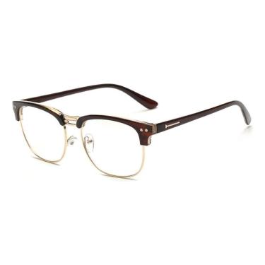 Imagem de Armação De Óculos Sem Grau Vintage De Acetato