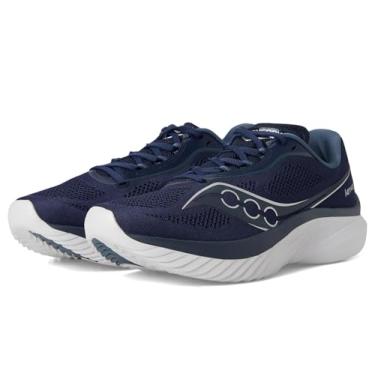 Imagem de Saucony Tênis masculino Kinvara 15, Azul marinho/prata, 44