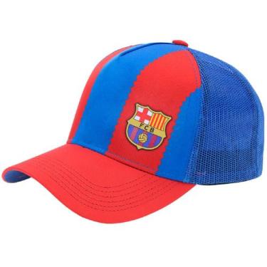 Imagem de Boné Barcelona SuperCap Trucker Americano - Masculino, Único, Vermelho