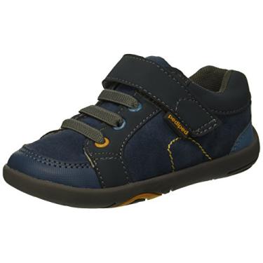 Imagem de pediped Tênis infantil unissex Flex Dani uniforme escolar, Azul marino, 9-9.5 Big Kid
