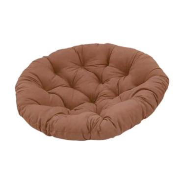 Imagem de Fenteer Cadeira de cadeira redonda Cushion Garden Seat tapete multifuncional travesseiro leve travesseiro pendurado de de de para sofá quarto, CafÉ