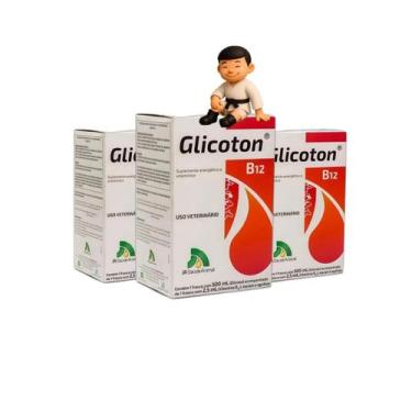 Imagem de Kit 3 Glicoton B12 500ml Suplemento Repositor - 000368