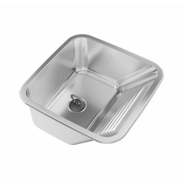 Imagem de Tanque Inox De Embutir 30 Litros Acetinado Ghelplus Aço Inox