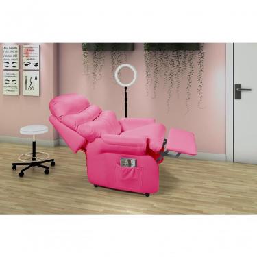 Imagem de Poltrona Do Papai Reclinável Barão Corano Lash Cílios Estética pink 314 Pink 314
