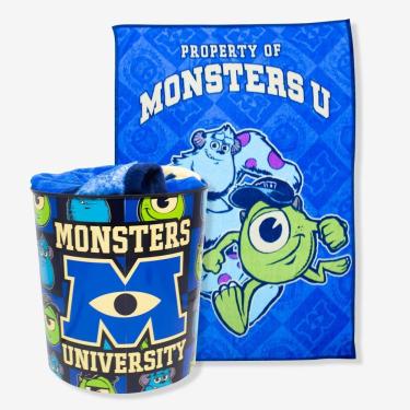 Imagem de Kit Manta Com Balde Monstros Sa Disney