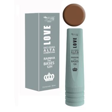Imagem de Base Líquida Alta Cobertura Rainha Das Bases 12 Horas Cor 617,Max Love