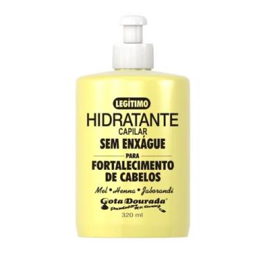 Imagem de Creme para Pentear Gota Dourada 320 ml Fortalecimento de Cabelos