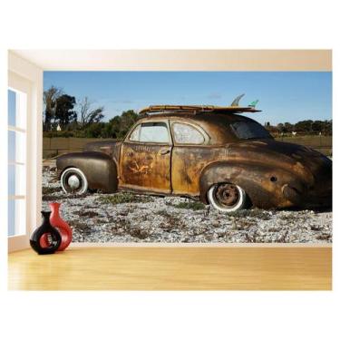 Imagem de Papel De Parede 3D Carro Antigo Hot Rod Custom 3,5M Cxr119 - Você Deco
