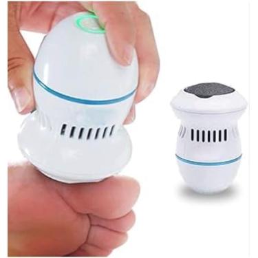 Imagem de Removedor de Calos Elétrico Recarregável – Pedicure Profissional Portátil com 2 Velocidades | Ideal para Calosidades, Rachaduras e Pele Morta nos Pés