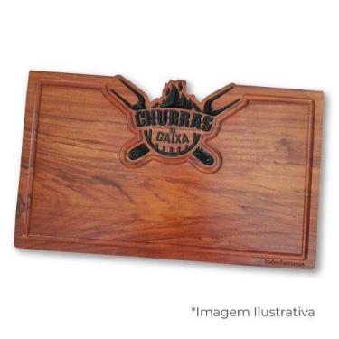 Imagem de Tábua de carne para churrasco - tradicional empresas -  2 molhos - 50x