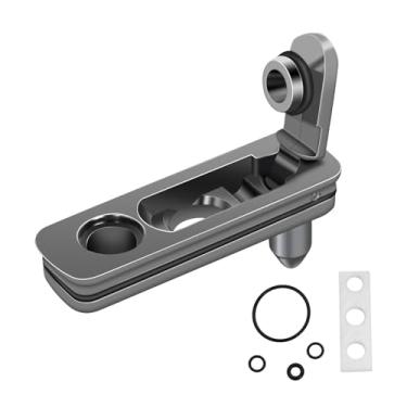 Imagem de YUSUD Vedação de vedação de isqueiro compatível com Zippo, kit de reparo de metal com almofada de feltro de algodão e ranhura de pederneira, acessórios anti-evaporação de fluido de isqueiro para