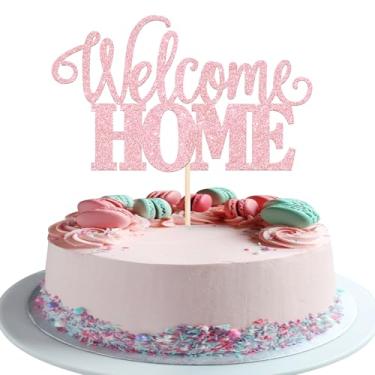 Imagem de 24 Pack Sweet Home Cake Topper Glitter Key Lock Housewarming Cake Pick New Home Theme Party Welcome Home New House Party Cupcake Decorations Supplies Light Pink