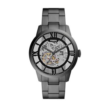 Imagem de fossil Relógio masculino Townsman automático fumê de aço inoxidável, Metálico