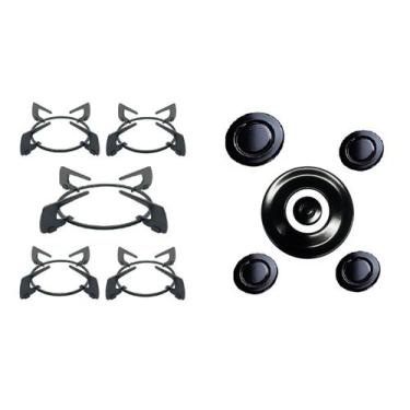 Imagem de Kit grelha + espalhador para cooktop fischer tripla chama 5b - Jangada