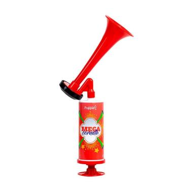 Imagem de Buzina Corneta de Ar Torcida Brasil Verde Amarela Vuvuzela Copa do Mundo Jogos Seleção Brasileira Bloquinho Carnaval