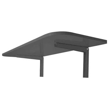 Imagem de Mesa Dobrável Parede Articulada 100X50Cm Preta Multivisao