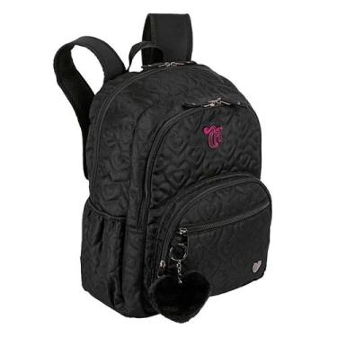 Imagem de Mochila Capricho Crush Costa Feminina Escolar Grande Sestini, Preto