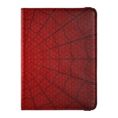 Imagem de Suporte para passaporte aranha com compartimento para cartão de vacina, bloqueio de RFID, passaporte e porta-cartão de vacina, para mulheres e homens, à prova d'água, Teia de aranha, 5.7 x 4.3 inch,