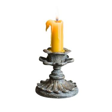 Imagem de Castiçal afunilado castiçal castiçal suporte de vela retrô mesa de Natal mesa de mesa casa festa de casamento decorações de quarto candelabro decoração de casa