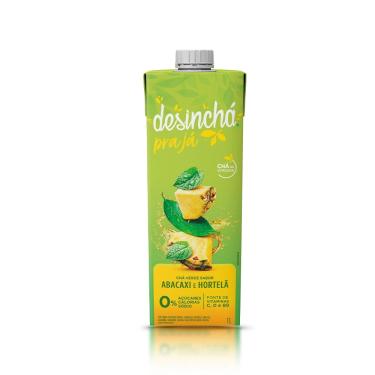 Imagem de Chá Verde Gelado Desinchá Sabor Abacaxi e Hortelã 1L