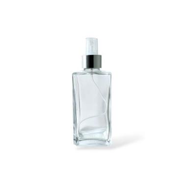 Imagem de Kit 5 Frascos de Vidro Square 250ml Home Spray Prata - Embaleve Comérc