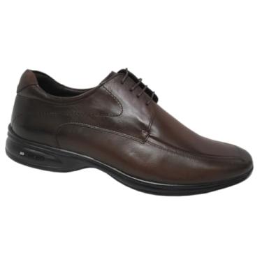 Imagem de Sapato Masculino Jota Pe 71454 3D Marrom 44