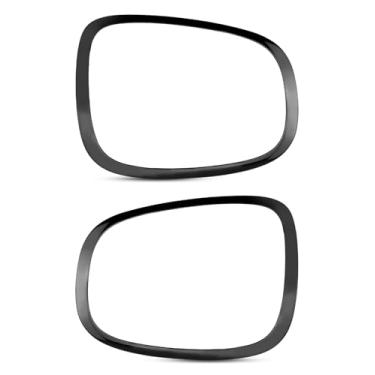 Imagem de EMIHO 1 par de anel de acabamento de luz traseira adequado para Mini Cooper F55 F56 F57 2014-2021 moldura de luzes traseiras pretas