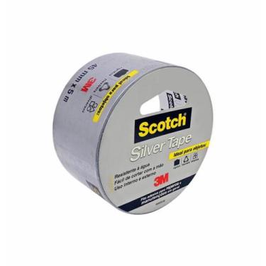 Imagem de Fita Silver Tape 3M 3939 45mmx5m Alta Resistência Multiuso - 000021